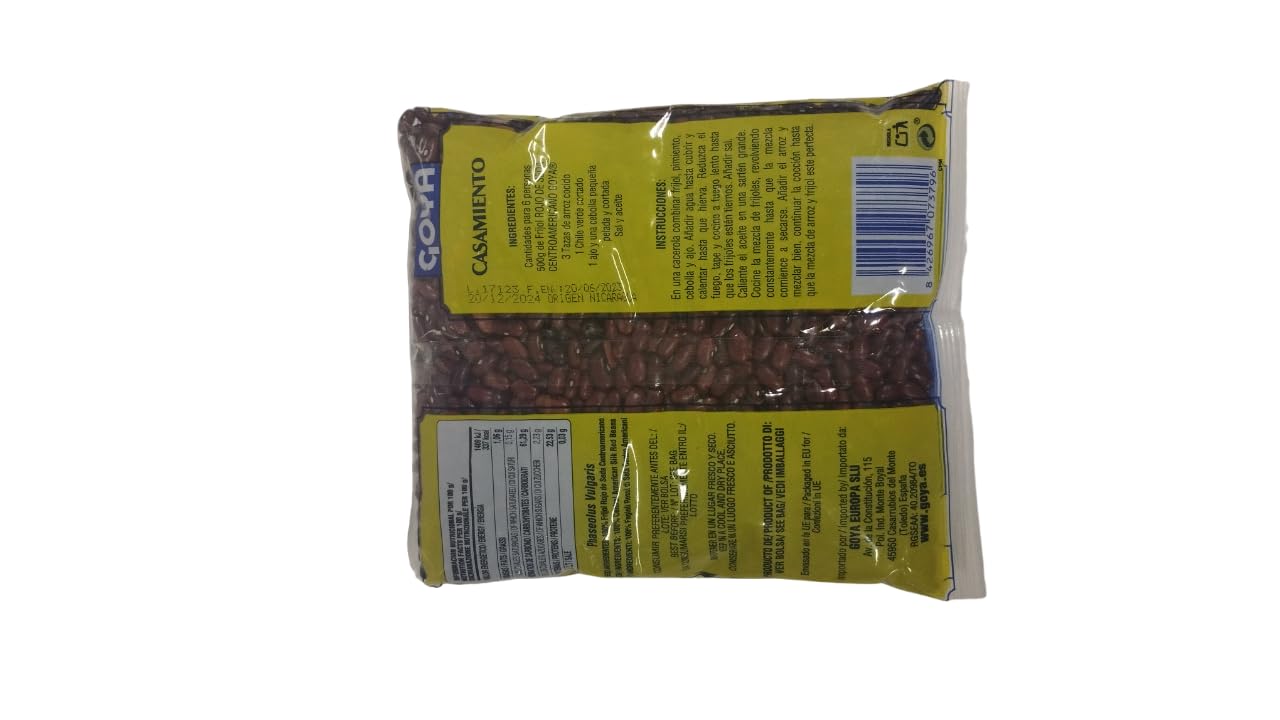 FRIJOL ROJO GOYA - FRIJOL ROJO DE SEDA CENTROAMERICANO - 500 G