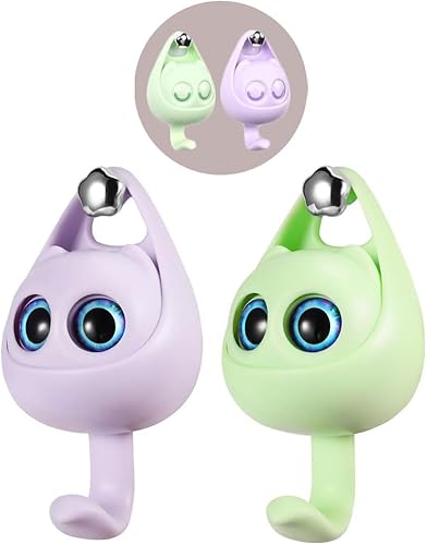 HZsprance - Ganchos de pared creativos con diseño de gato y guiño, decoración de habitación Kawaii, gancho adhesivo creativo, gancho decorativo para