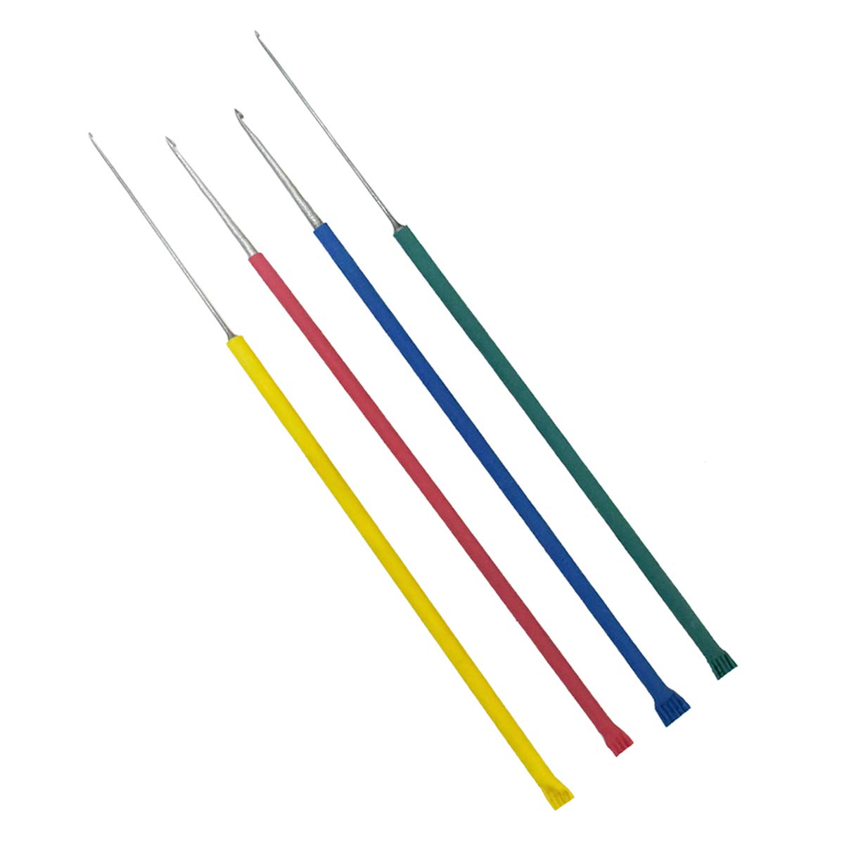 Embroiderymaterial Aari Embroidery Needles with Colorful Sleeves for Beading and Embroidery Purpose (Pack of 4)