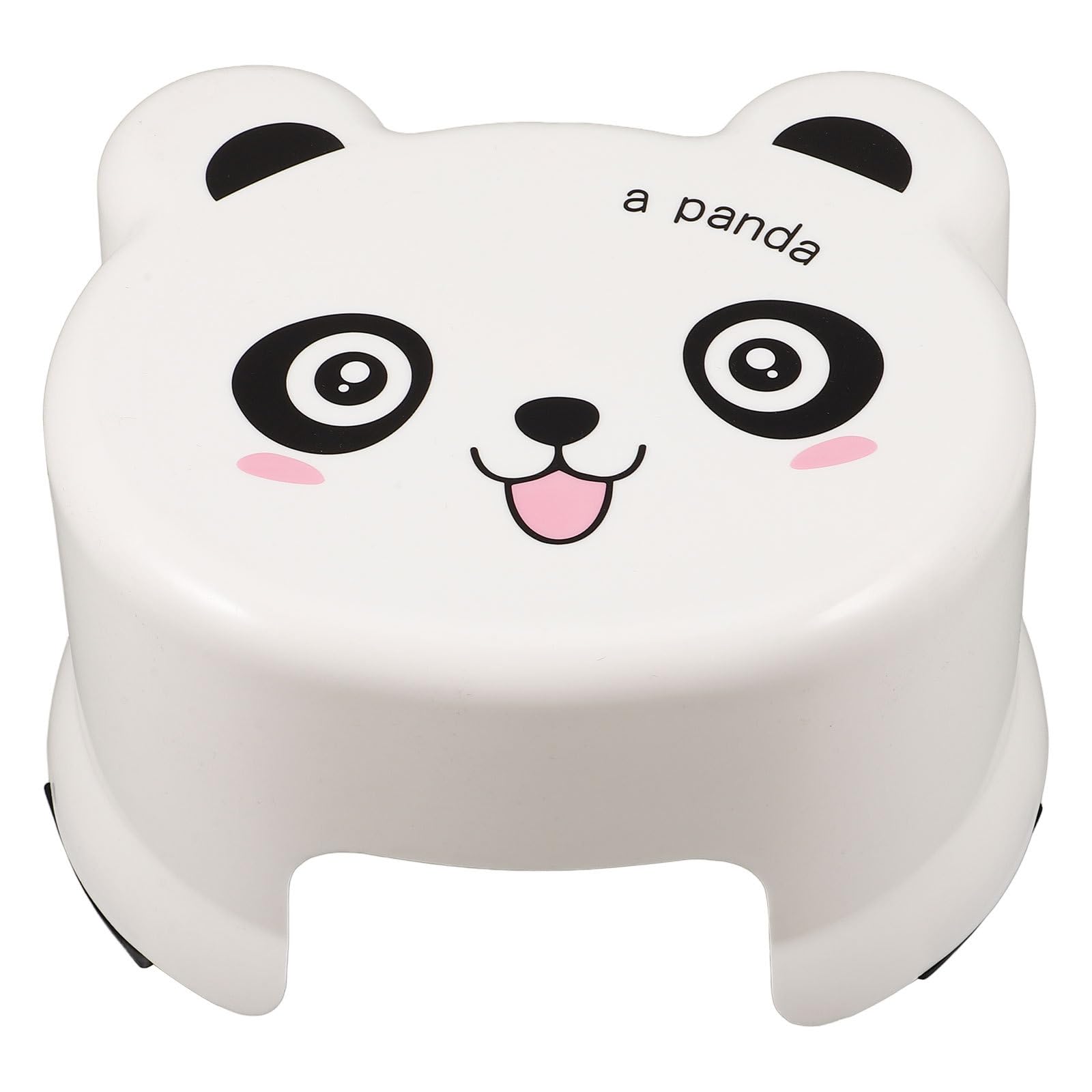 Cute Cartoon Plastic Toddler Step Stool with Antislip Base