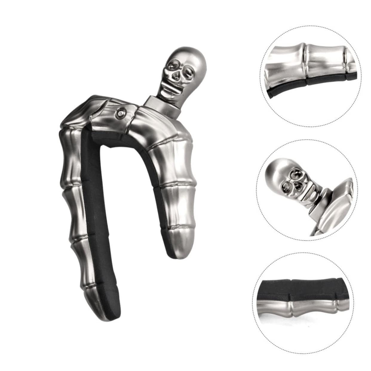 Toyvian 2pezzi Capo Chitarra Design Skull Head Per Ukulele e Chitarra Accessorio Tuning Leggero e Resistente Per Musicisti Di Tutti