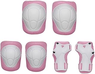 BESPORTBLE 6 Peças De Bicicleta Para Crianças Protetores De Pulso Bicicletas Para Crianças Excersize Engrenagem Para Bicicletas Infantis Cotoveleiras De Joelho Para Patinação Juvenil