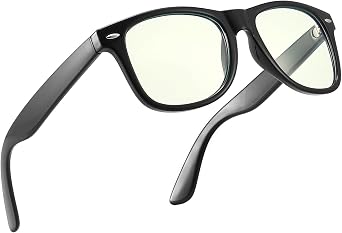 Oversized Blue Light Blocking Glasses, Square Blue Light Filter for Enhanced Clarity and Reduced Eye Strain