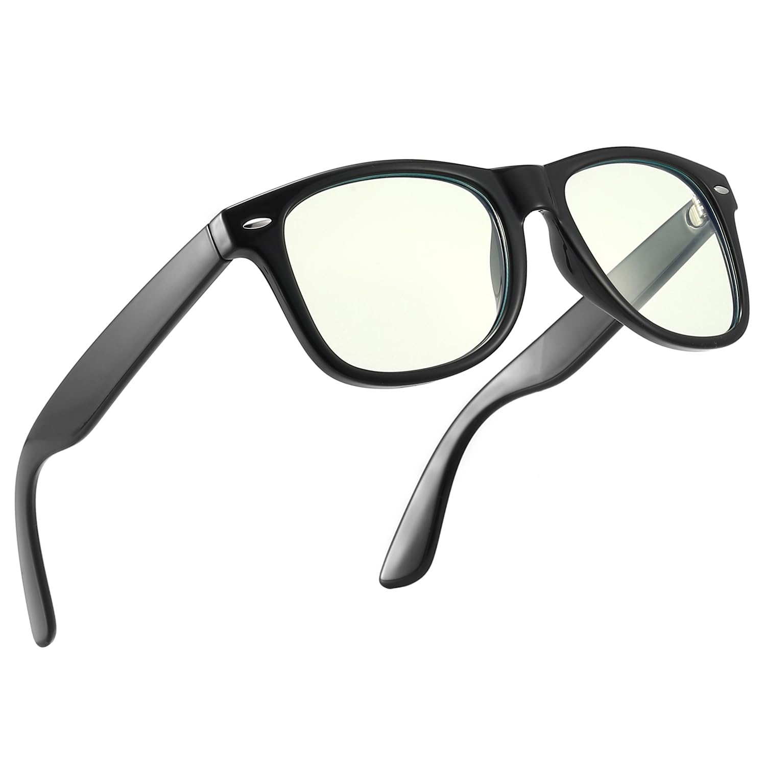 GLCLRS Oversized Blue Light Blocking Glasses Square Blue Light Filter for Enhanced Clarity and Reduced Eye Strain