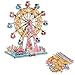 ZOSEN Puzzle en Bois 3D DIY Puzzle de Grande Roue Modèle de Puzzle 3D pour Enfants et Adultes (295 PCS)