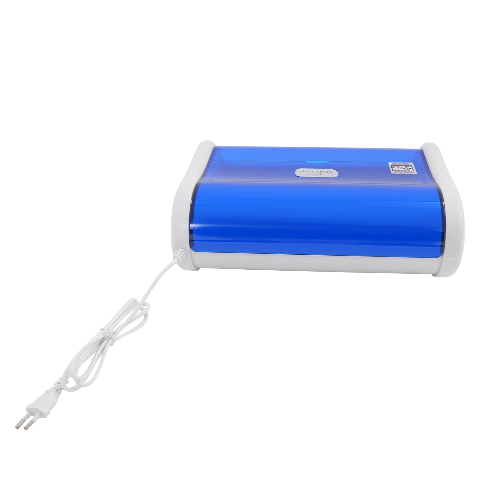 Esterilizador UV de salón de belleza, bandeja desinfectante, manicura, metal y plástico, esterilizador de herramientas de uñas para herramientas de maquillaje, cortaúñas, limas, cepillos y maquinillas