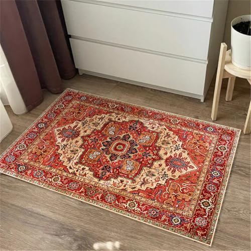 Tapis de chambre bébé lavable rouge pour sol chaleureux - 2
