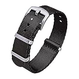 Ritche Nylon Watch Strap with Heavy Buckle 18mm 20mm 22mm Premium Seat Belt Nylon Watch Bands for...
