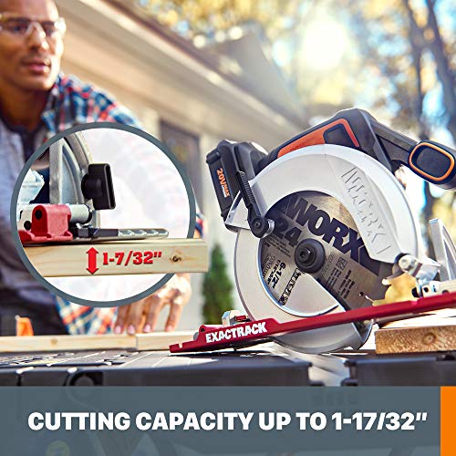 WORX Cordless Circular Saw, 20V 6-1/2-Inch ExacTrack, WX530L - image 5