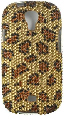 Golden Leopard Diamond Crystal Bling Protector Case for Samsung Galaxy Stratosphere 2 / i415