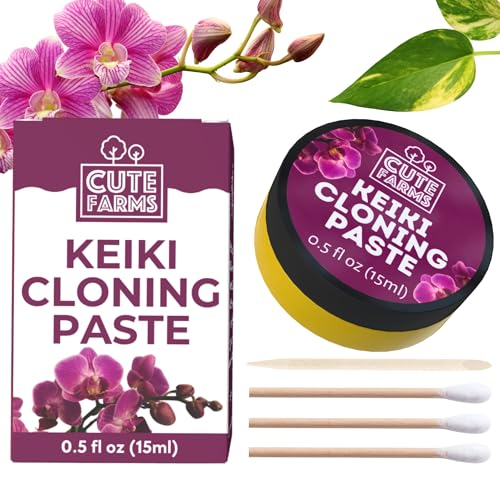 Keiki Cloning Paste (0.5oz) for Orchids & Houseplants - 2X Size - Create New Growth with Cute Farms Hormone Gel