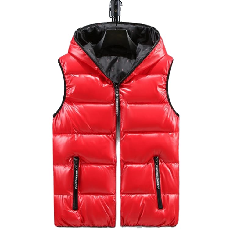 GenericBig size cotton vest for men shiny Korean version trendy chubby wearing sleeveless jacket autumn winter100kg 6xL vest men