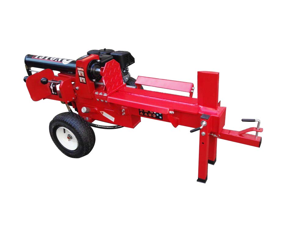 Varan Motors LS12T Vertikaler Holzspalter mit 6,5 PS, 12 Tonnen, bis zu 35 cm Durchmesser, fahrbar