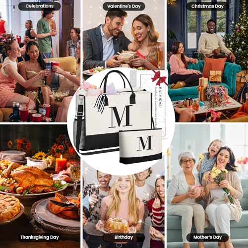 Bolso Tote Personalizado con Inicial para Mujer miniatura 7