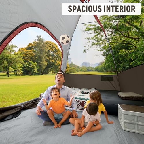 Image of CAMPROS CP Tents for Camping 2 /4 /6 Person, Waterproof Windproof Dome Tent
