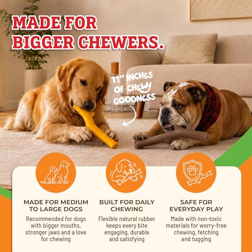 Jouet interactif à mâcher pour chiens de grande et moyenne taille - 6