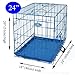 Blue Dog Cage Puppy Metal Training Pet Crate Carrier XS S M L XL Easipet (24