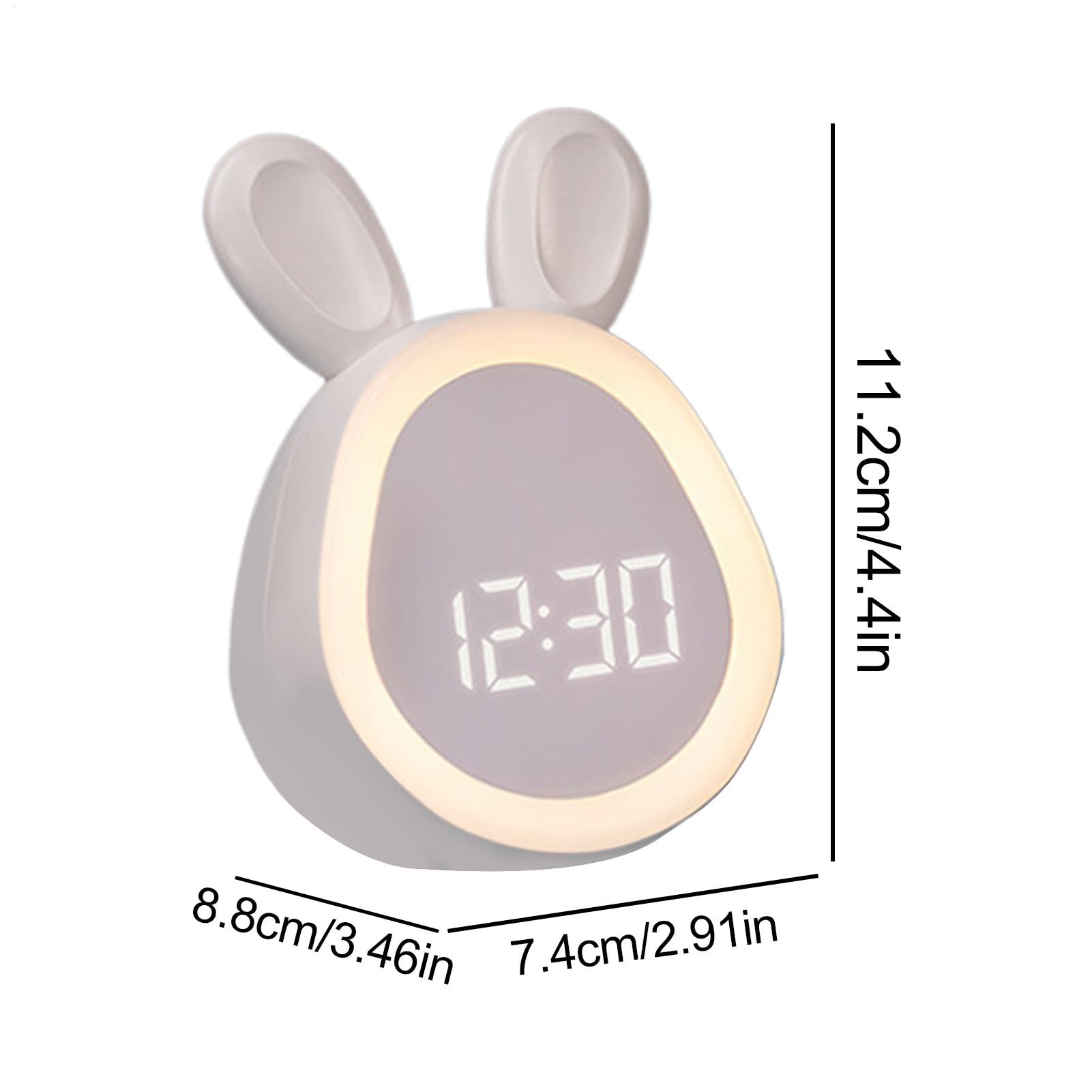Wecker für Kinder, süßer Wecker - Kinderuhren für Schlafzimmer,Nachtlichtuhr für Kleinkinder, Digitaluhren für Schlafzimmer, USB-Aufladung für Schlafzimmer, Nachttisch