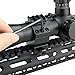 Modkin 1'' Scope Rings, 30mm Scope Mount Tactical Low Profile 25.4mm Inner Washer 1 Pair Fit 21mm Picatinny Rail (Set of 2) (Black)