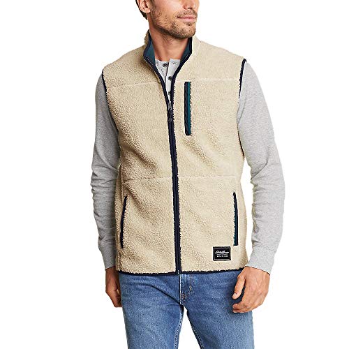 Eddie Bauer Men's Chilali Faux Shearling Fleece Vest