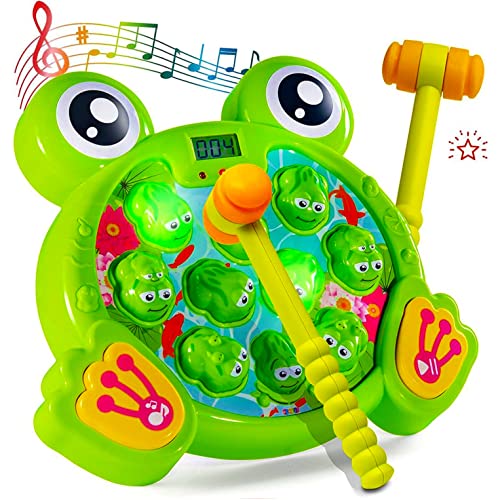 Image of Play22 Toys for 2 3 4 5 Year Old - Toddler Toys Age 2-4, Whack A Frog Game, Baby Toy Gifts for Early Developmental Learning, Birthday Gift for Toddler Boy Toys