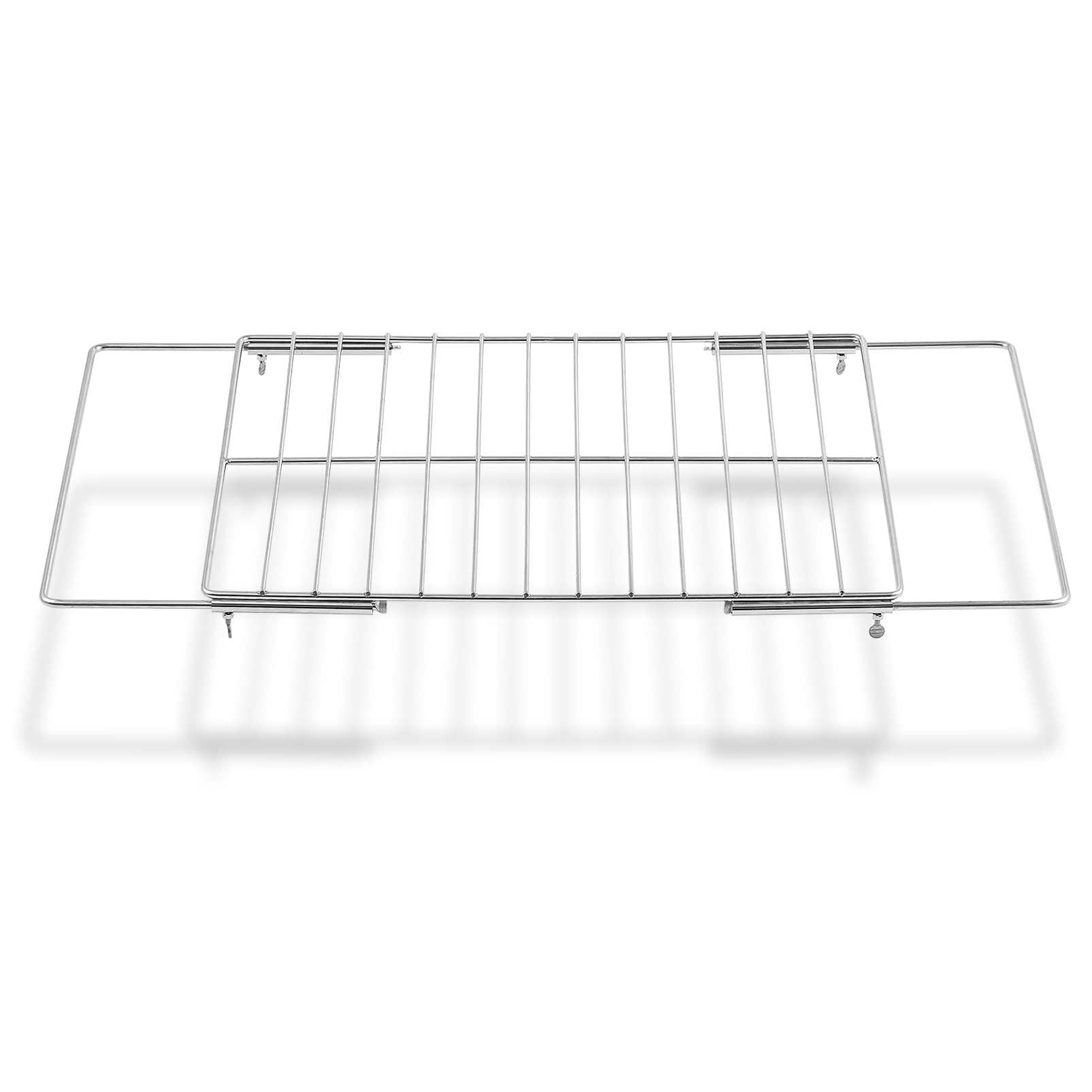 Estante de horno para piezas de la gama del horno, juego de utensilios de cocina universal ajustable de acero inoxidable de 14 a 24 3/5 pulgadas, estante de alambre, 1 unidad