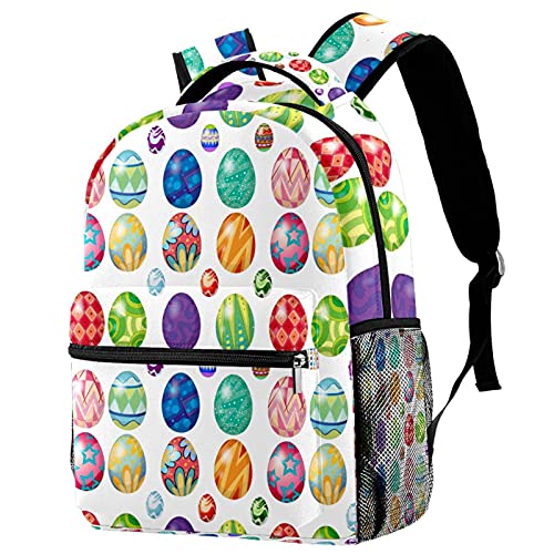 Sac à dos décontracté contre la fatigue des épaules avec motif feuilles vertes ergonomique