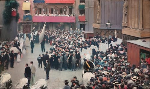 Impression sur toile Ramon Casas tableau historique d'art espagnol grand format décoration murale