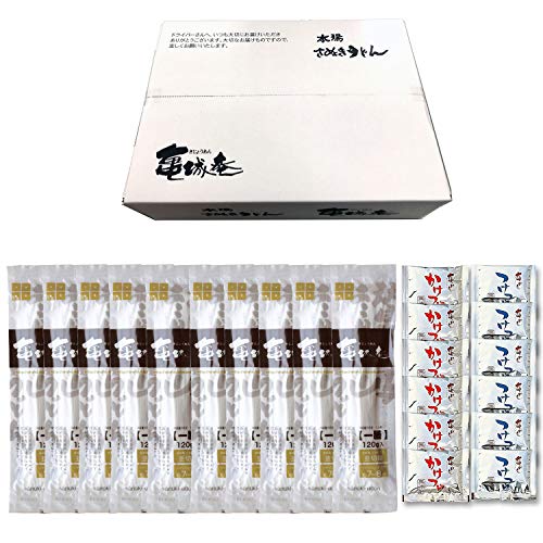 さぬきうどんの亀城庵 [香川 讃岐うどん お徳用セット(120g×10袋)] 並切麺 半生 