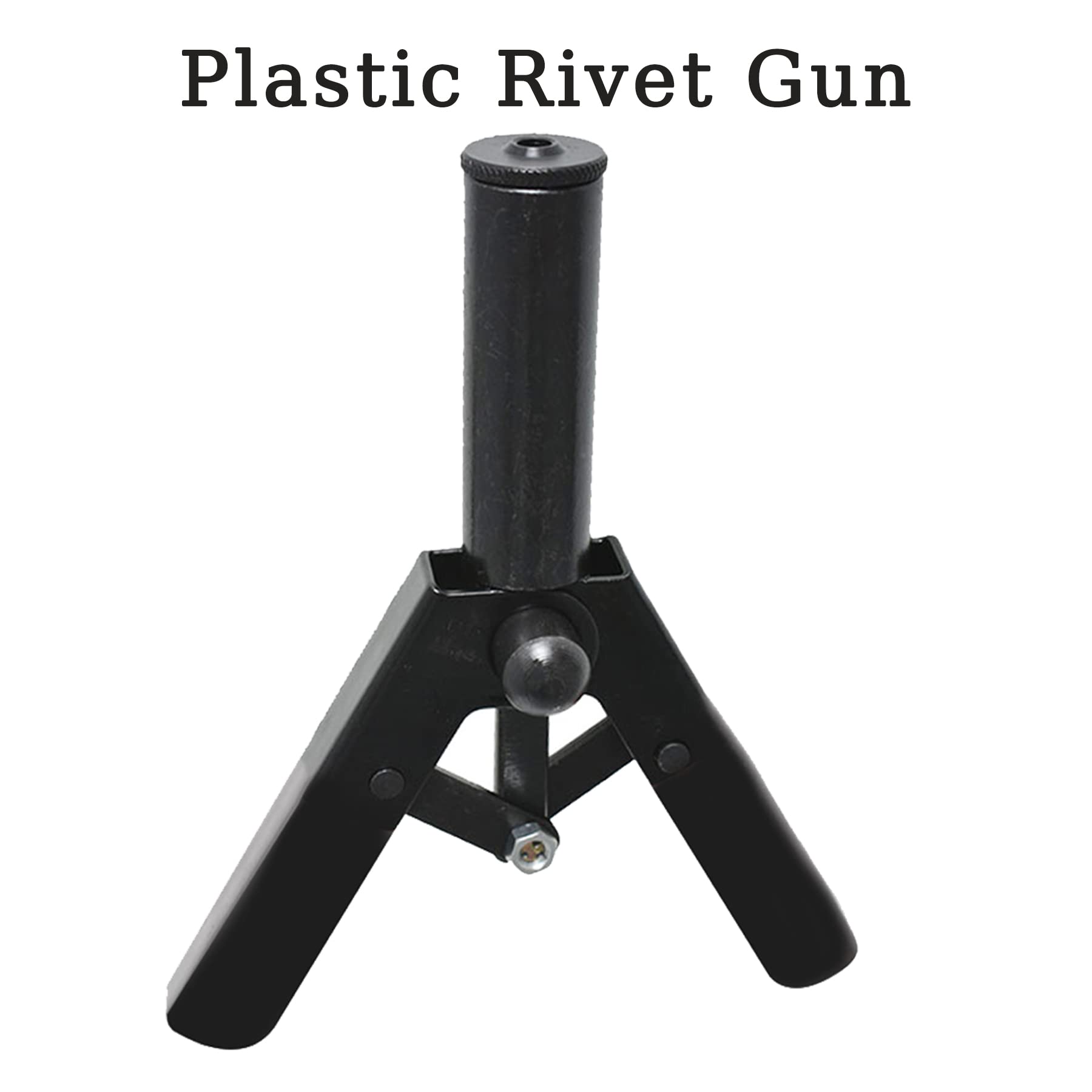 ALL-CARB 41 PC Plastic Rivet Gun Set Riveter Hand Tool with 40Pcs Poly Rivets Suitable for Automotive Applications