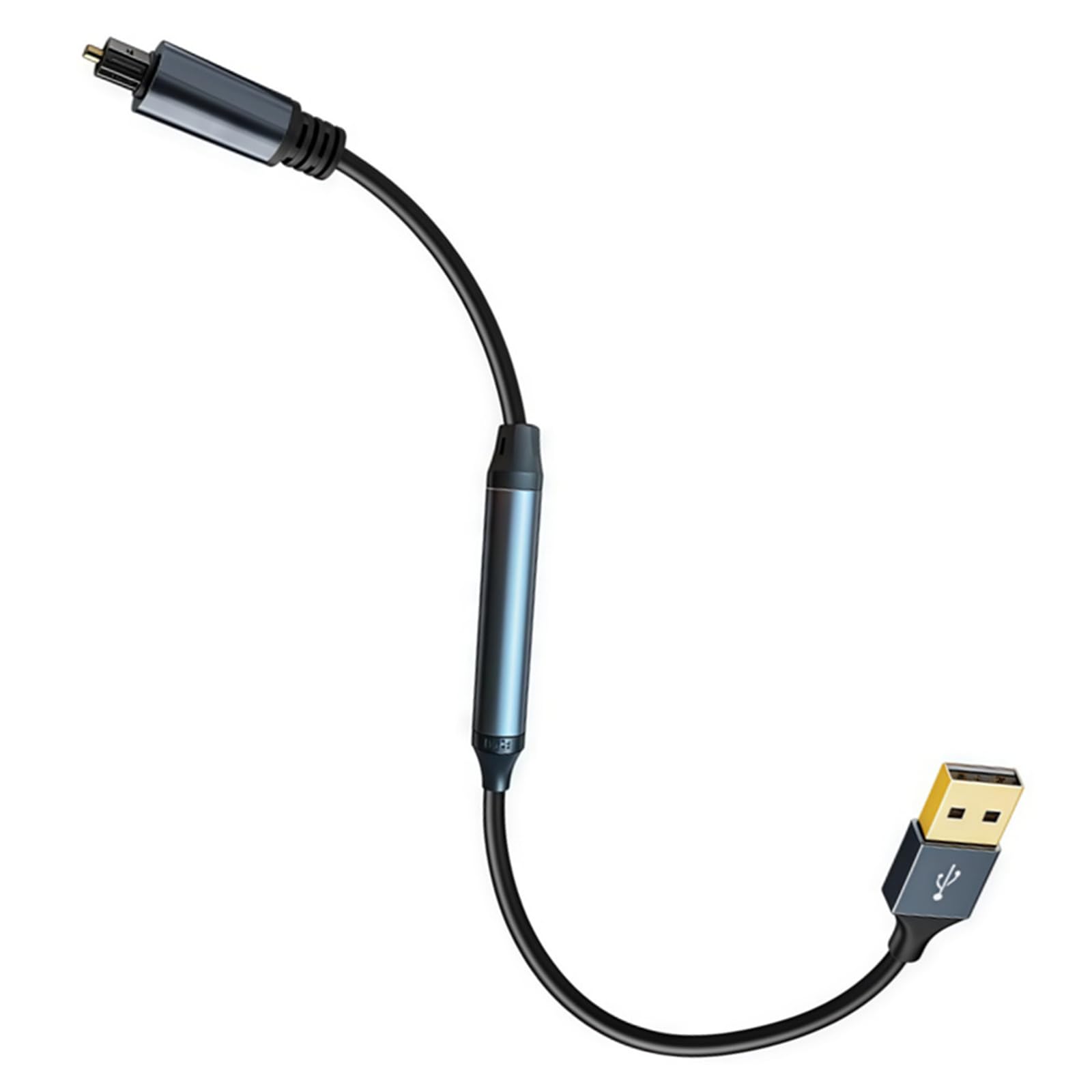 Cable de sonido USB A a óptica de 1,5 m para conectar el ordenador al cine en casa