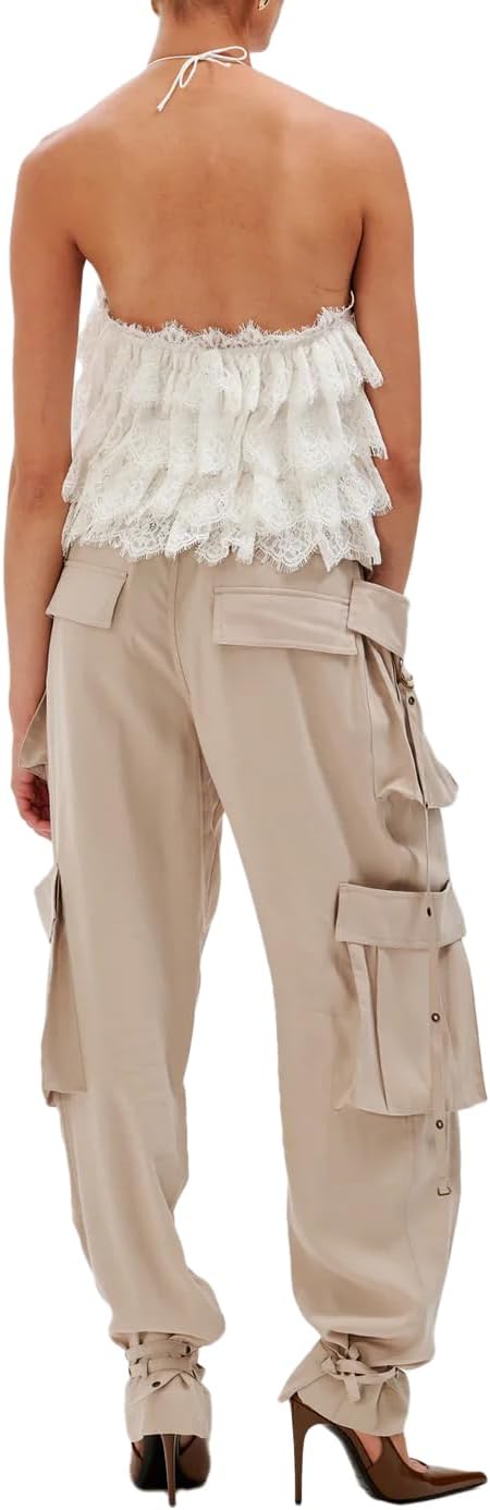 Ronny Kobo Women's Halter Lace Ophelia Top - Image 2