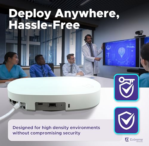 Image of AP4000-WW Tri-Radio Indoor Wi-Fi 6E Access Point - 2.4GHz /5GHz /6GH, Multi-OS Support, Cloud-Managed with ExtremeCloud IQ, High-Density Performance