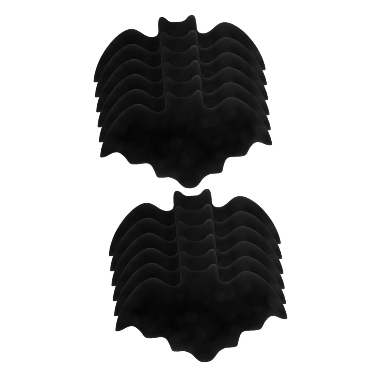 Set de table Halloween chauve-souris en feutre Amosfun avec découpe de précision