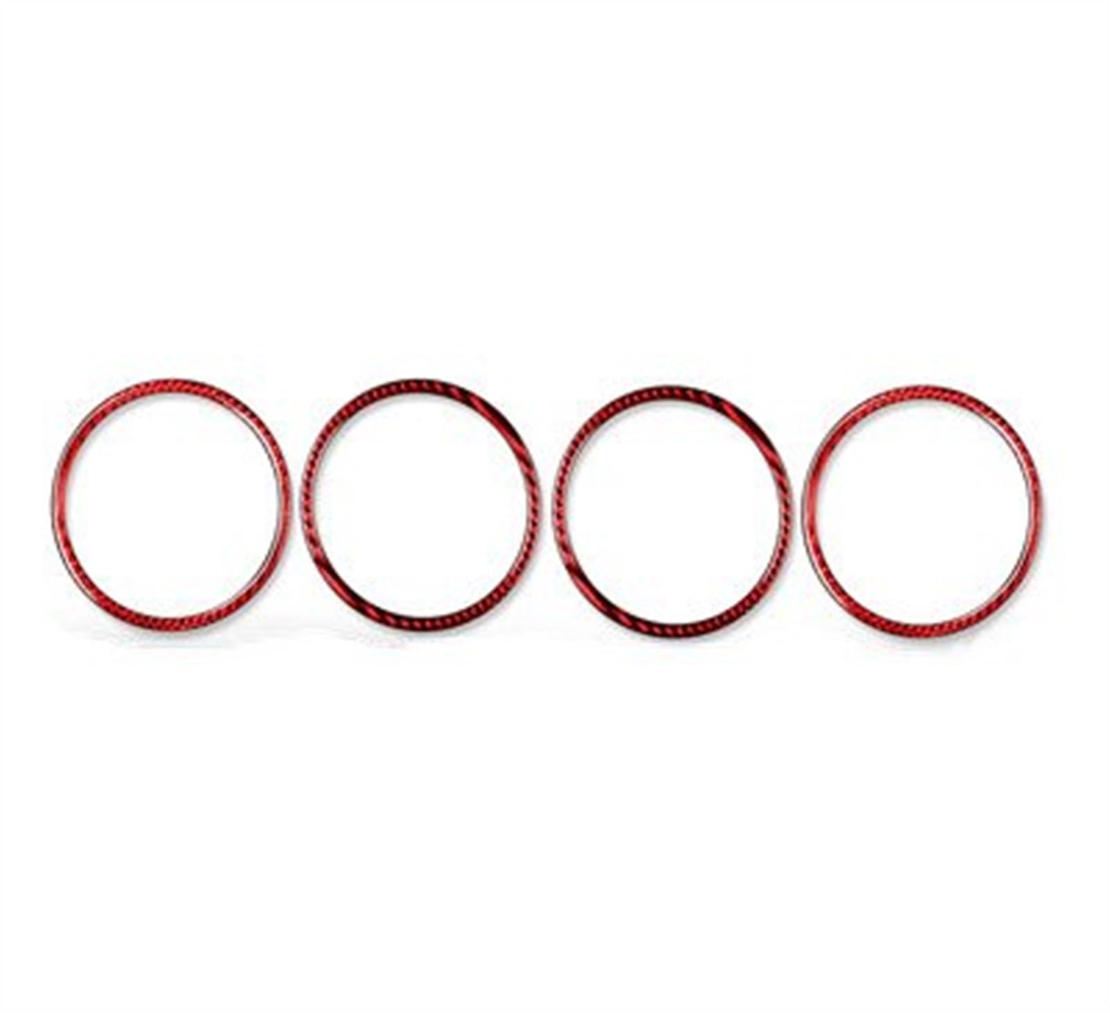 Carbon Fiber Car Interior Accessories Door Horn Ring Trim Sticker Decoration for Nissan for Rogue T32 2013-2021 Anti-dust(C)