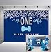 Botong 7x5FT Boys 1st Birthday Mr. Onederful Backdrop Blue Bow Tie Blue and Silver Photography Background Baby Shower Boy Toddler Little Man First Birthday Cake Table Decorations Photoshoot Banner