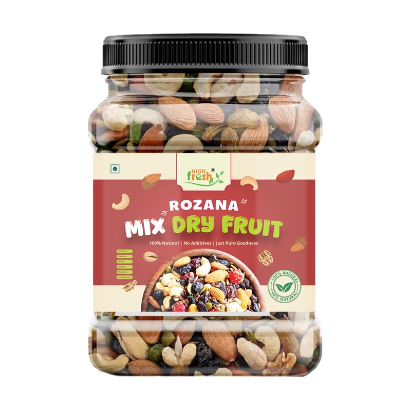 HighFresh Rozana Premium Mixed Dry Fruits 1000GM | Healthy Trail ...