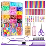 Hair Accessories for Girls, 1698 Pcs Hair Rubber Bands with Elastic Hair Ties Hair Clips Hair Wax Stick Spray...