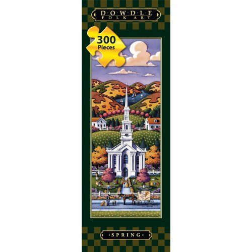 Dowdle Folk Art Church - Spring 300pc 8x24 Tall Puzzles