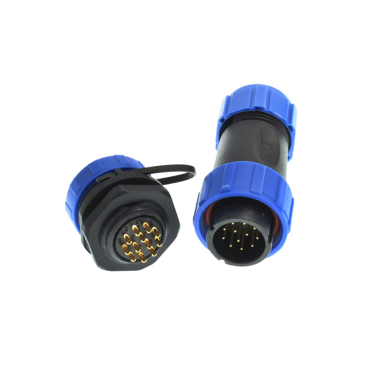 ZBLZGP HE21 12 Pin Connector 5A 8-12mm Cable IP68 Waterproof Connector Plug Male Socket Female Aviation Circular Industrial LED Lighting