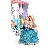 Genie Surprise Collectible Dolls Transform From Magic Genie Bottle to Beautiful Genie Doll with Secret Message Scroll, Shake & Reveal Fortune Telling Ring & Realistic Hair with Vanity Mirror