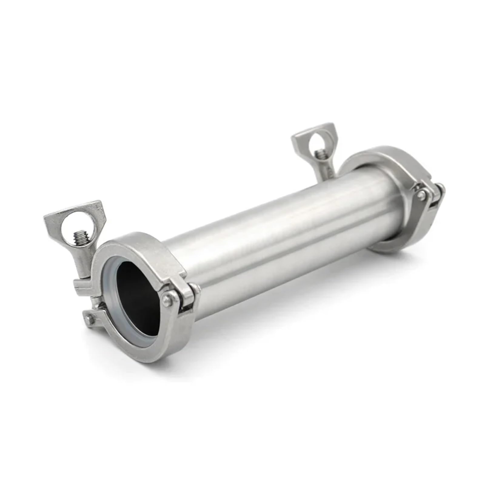 Raccord de tuyau acier inoxydable 304 tube 51 mm virole 64 mm longueur 200 mm
