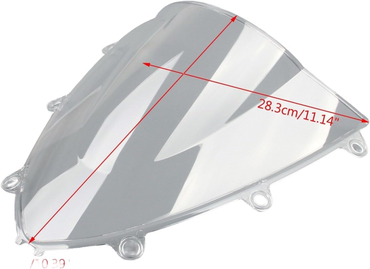 専用品 HASkulle オートバイクリアダブルバブルフロントウィンドスクリーン