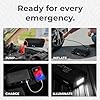HALO Bolt Air 58830 Portable Car Battery Jump Starter | 100 PSI Air Compressor, 58.8Wh USB Power Bank, Emergency Floodlight & Charger, Jumps Cars SUVs & Trucks, Inflates Tires, TSA Approved — Black #3