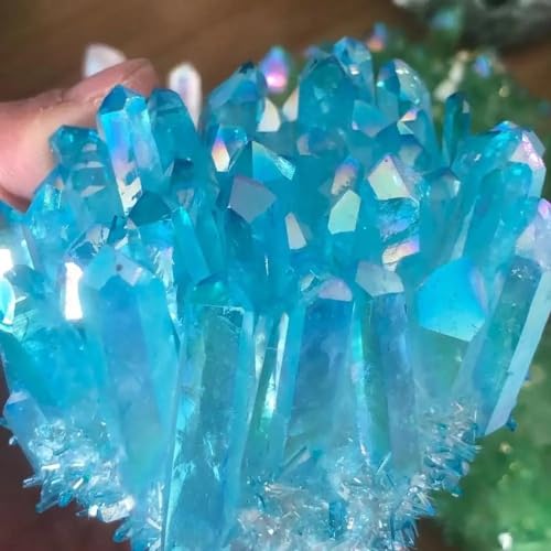 Gemstone stone light blue crystal para adornos de mesa modernos 5