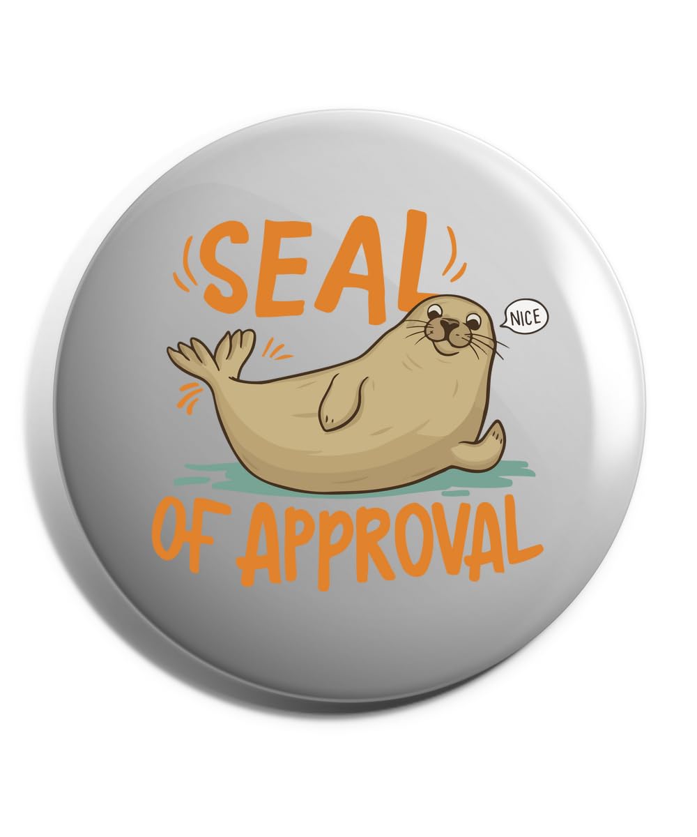Hippowarehouse Seal of approval Badge Various Sizes 38mm 50mm 75mm