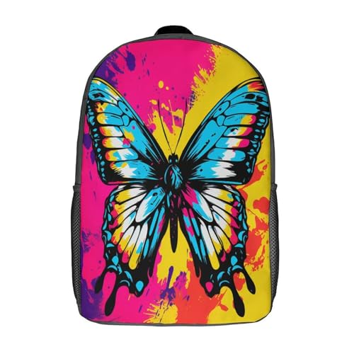 Sac à dos papillon 3D enfant imperméable pour éviter les affaires mouillées à la maternelle