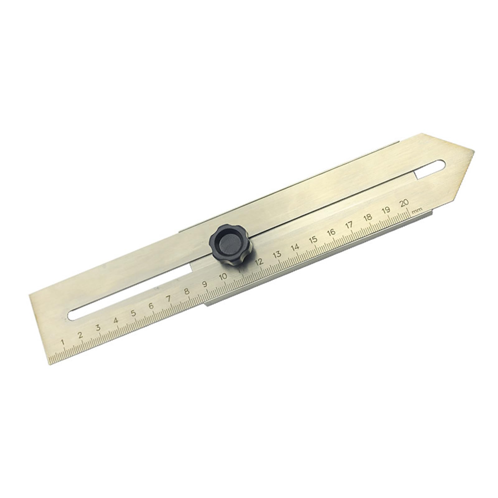 Tsophreniq 0 To 200Mm Professioanl 200Mm Stainless Steel Scriber Ruler Woodworking Marking Gauge Measuring Tool Lightweight Steel Carpentry Tool