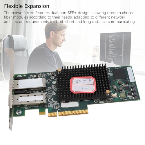 Adaptador de Red PCIe 10GbE con puerto SFP para PC, interface PCIE X8 miniatura 2