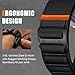 Bandletic Compatible with Apple Watch Ultra 2 Band Men, Wide Soft Stretchy Rugged Loop Sport Bands with G-Hook for iWatch 49mm(Ultra 3/2/1),46mm(11/10),45mm(9/8/7),44mm(SE3/SE2/SE/6/5/4),42mm(3/2/1)